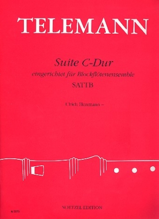 Suite C-Dur fr Blockfltenensemble (SATTB) Partitur und Stimmen