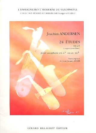 24 tudes op.21 pour saxophone (original pour flte)