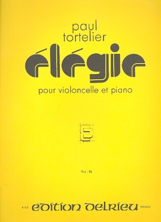 Elegie pour violoncello et piano