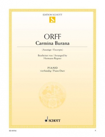 Carmina Burana für Klavier 4-händig