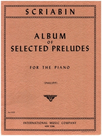 Album of selected preludes for piano