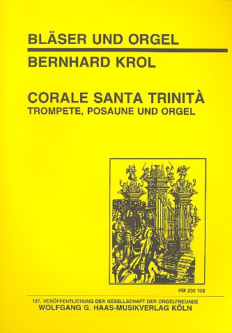 Corale santa Trinita fr Trompete, Posaune und Orgel