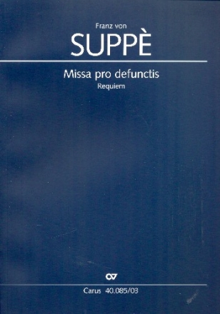 Missa pro defunctis fr Soli, gem Chor und Orchester Klavierauszug