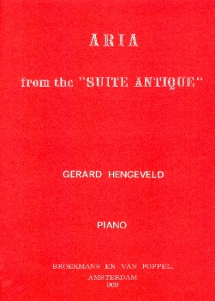 Aria from the Suite antique for piano