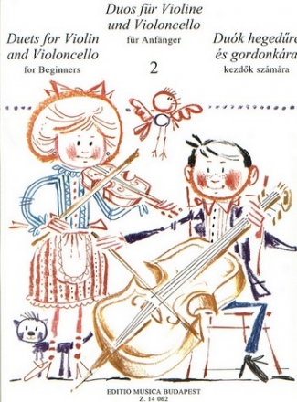 Duos fr Anfnger Band 2 fr Violine und Violoncello