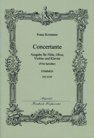 Concertante fr Flte, Oboe, Violine und Klavier Stimmen