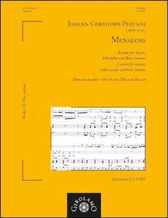 Menaloas fr Sopran, Altblockflte und Basso continuo