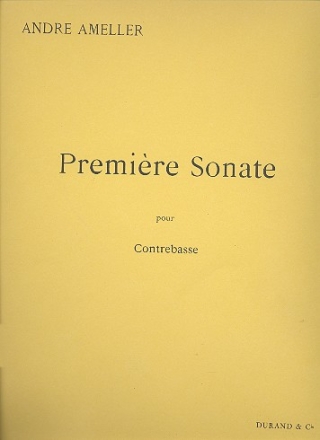 PREMIERE SONATE POUR CONTREBASSE ET PIANO