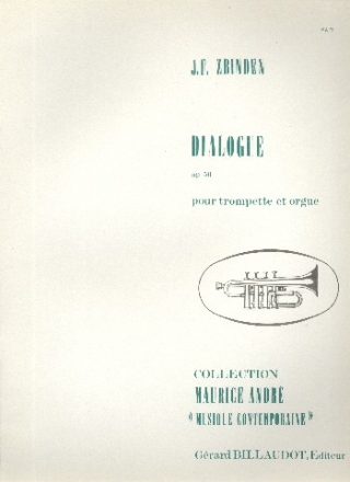 Dialogue op. 50  pour trompette et orgue
