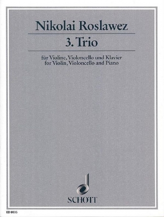 3. Trio fr Klaviertrio Partitur und Stimmen