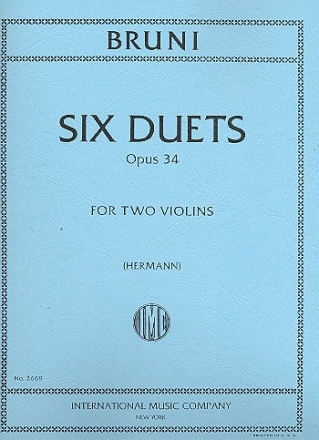 6 Duets op.34 for 2 violins