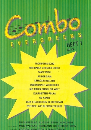 Combo Evergreens Band 1 fr 2 Blechblser und Klavier