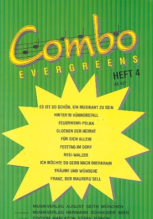 Combo Evergreens Band 4 fr 2 Blechblser und Klavier