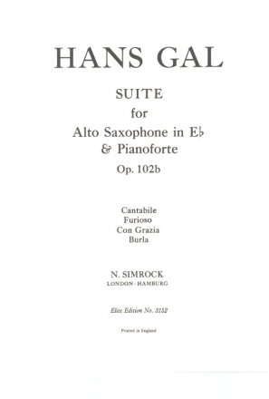 Suite op.102b fr Altsaxophon und Klavier