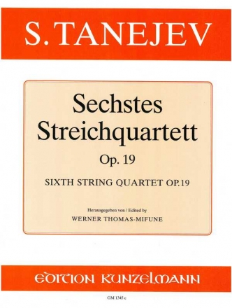 Streichquartett Nr.6 op.19  Stimmen