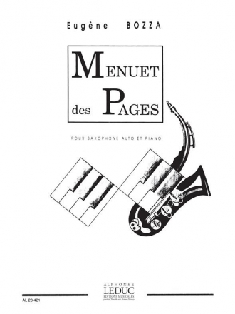 Menuet de pages pour saxophone alto et piano