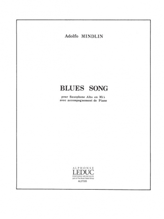 Blues Song pour saxophone alto mi et piano