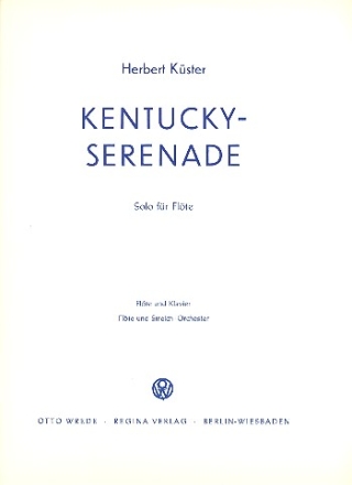 Kentucky-Serenade fr Flte und Klavier
