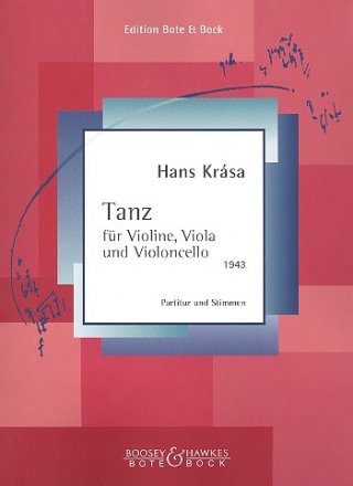 Tanz fr Violine, Viola und Violoncello Partitur und Stimmen