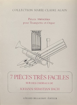 7 pices trs faciles sur des chorals de J.S. Bach pour trompette et orgue