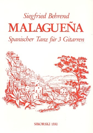 Malaguena fr 3 Gitarren Spanischer Tanz
