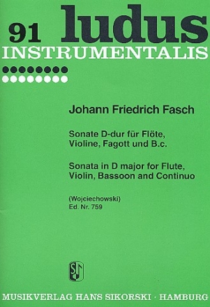Sonate D-Dur fr Flte, Violine, Fagott und Bc