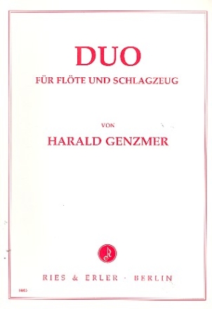 DUO FUER FLOETE UND SCHLAGZEUG SPIELPARTITUR