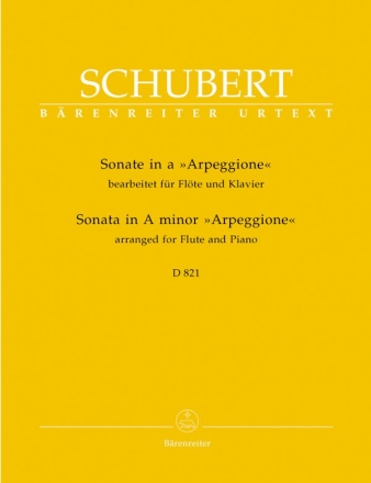 Sonate a-Moll D821 'Arpeggione' fr Flte und Klavier