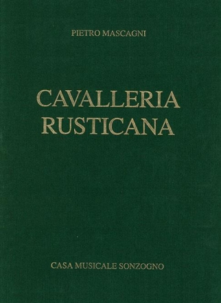 Cavalleria rusticana Klavierauszug (it/en, gebunden)