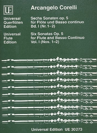 6 Sonaten op.5 Band 1 (Nr.1-2) fr Flte und Bc