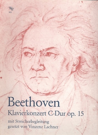 Konzert C-Dur Nr.1 op.15 fr Klavier und Streicher Partitur und (1-1-1-1-1)