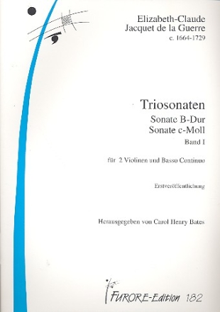 Triosonaten Band 1 fr 2 Violinen und Bc