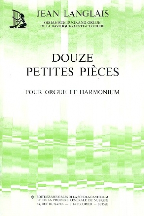 12 petites pices pour orgue et harmonium