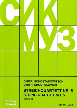 Streichquartett Nr.5 op.92 Stimmen