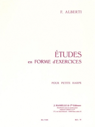 tudes en forme d'exercices pour petite harpe