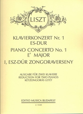 Konzert Es-Dur Nr.1 fr Klavier und Orchester fr 2 Klaviere