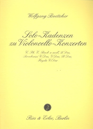 Solokadenzen zu Violoncello-Konzerten 