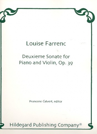 Sonate no.2 op.39 for violin and piano