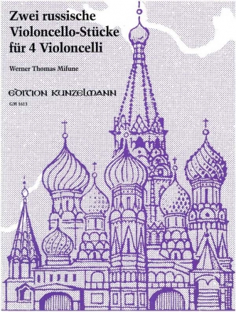 2 russische Violoncello-Stcke fr 4 Violoncelli Stimmen