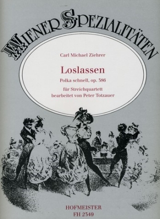 Loslassen op.386: fr  Streichquartett Partitur und stimmen