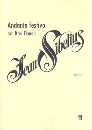 Andante festivo fr Klavier