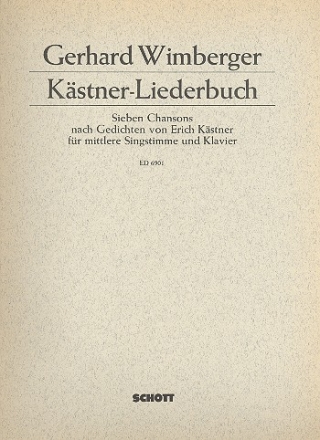 Kstner-Liederbuch fr mittlere Singstimme und Klavier