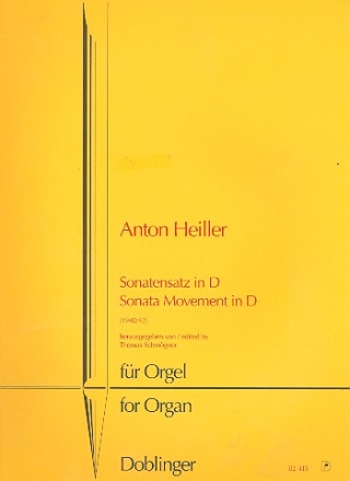 Sonatensatz in D fr Orgel