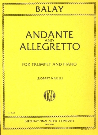 Andante and allegretto for trumpet and piano