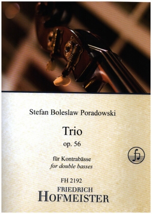 Trio op.56 fr 3 Kontrabsse Partitur und Stimmen