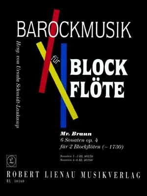 6 Sonaten op.4 Band 2 (Nr.4-6) fr 2 Blockflten