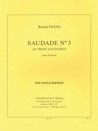 Saudade no.3 pour guitare