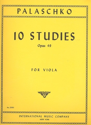 10 Studies op.49 for viola