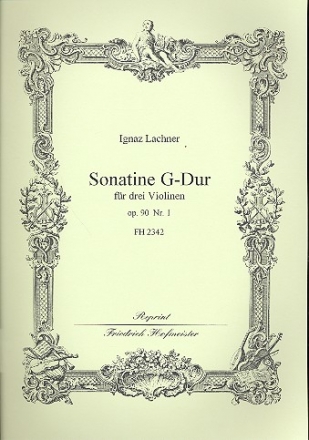 Sonatine G-Dur op.90,1 fr 3 Violinen