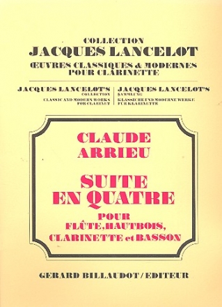 Suite en quatre pour flute, hautbois, clarinette et basson